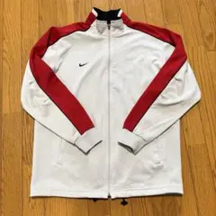 AAYD ジャージ NIKE 古着 白 ナイキ　ワンポイント　トラックジャケット