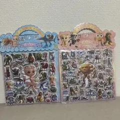 イタリアンブレインロット トゥントゥントゥンサフール 立体シール 2枚*2セット