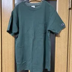 Champion ダークグリーン Tシャツ MEDIUM