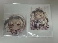 にじさんじ　星川サラ　誕生日グッズ　チェキ　缶バッジ