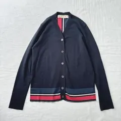 【美品】マルニ　MARNI カーディガン　ストライプ　Vネック　長袖のサムネイル
