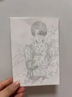 進撃の巨人 映画 入場者特典 リヴァイ ポストカード