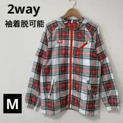 ⭐️ルコックスポルティフゴルフ　中綿2wayジャケット　サイズM⭐️