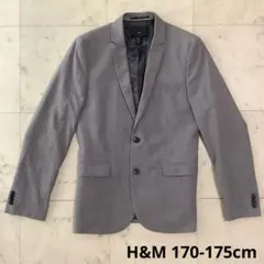 016 H&M SLIM FIT スーツジャケット　グレーのサムネイル