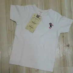 【新品タグ付き】デニムダンガリー☆ペンギンワッペン  Ｔシャツ 130センチ