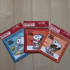 サッポロ一番×スヌーピー☆ミニタオル 3枚セット