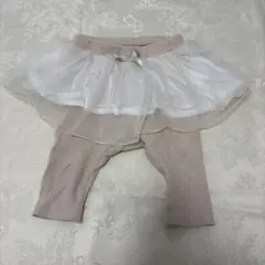 petit main チュチュ付きレギンス 女の子80