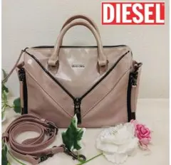 希少◆DIESEL◆LE-ZIPPER 2wayレザーバッグ◆ディーゼル
