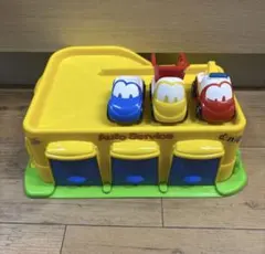 美品　Dantoy I’m green ボーネルンドダントーイ　ガレージ 車庫のサムネイル