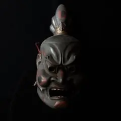 【超特級呪物】憤怒の忿怒神面 最高峰の厄除け 魔除け 曰く付き 縁起物 呪物