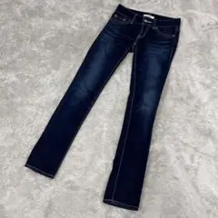 23 MOUSSY POWDERStraightSlim パウダーデニムスキニー