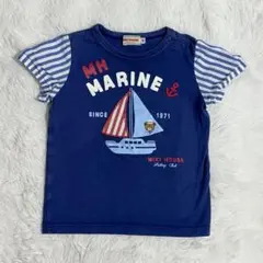 ぺろちゃん　ファミリア　Tシャツ② ボーダーヨット ぺろちゃん ファミリア Tシャツ② ボーダーヨット Tシャツ｜ファミリア