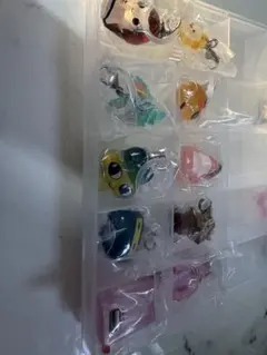 めじるしアクセサリー　ガチャガチャ　カプセルトイ　まとめ売り　ランダム　10点