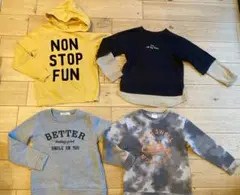 トレーナーやパーカー4点セット⭐︎130&140