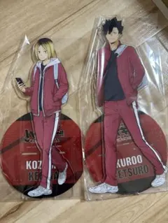 ハイキュー　黒尾鉄朗　孤爪研磨　ビックアクリルスタンド