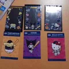 サンリオ×侍ジャパン　カード3枚セット(ポムポムプリン・クロミ・ハローキティ)