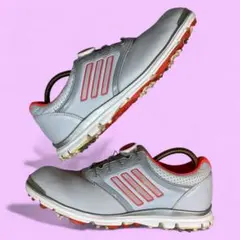 adidas GOLF アディダス ゴルフ 24.0㎝ ゴルフシューズ シルバー