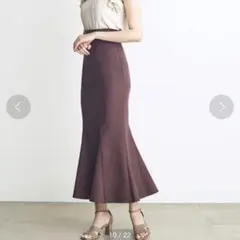 【新品未使用】snidel ハイウエストタイトヘムフレアスカート