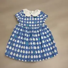 Jacadi Paris ドロップ柄 半袖ワンピース 96cm