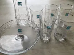 昭和レトロ　アデリア　石塚硝子　タンブラーセット