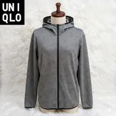 UNIQLO ユニクロ ジップアップ パーカー グレー L