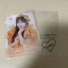 cutie street きゅーすと　ラッフルくじ 川本笑瑠　クリアカード