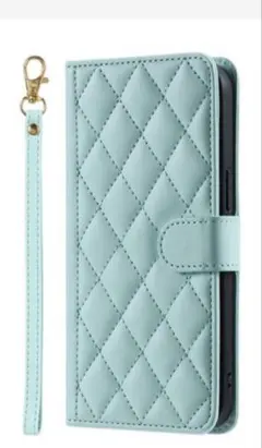 iPhoneケース　16Pro 手帳型　キルティング　おしゃれ　カードコイン入る