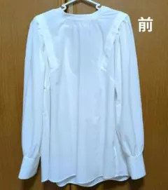 バックリボン 長袖 ブラウス ホワイトw closetのサムネイル
