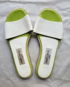 新品未使用 JIMMY CHOO ジミーチュウ フラットサンダル