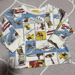 おさるのジョージ 長袖カットソー　80cm