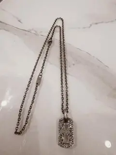 silver925 クロスネックレス