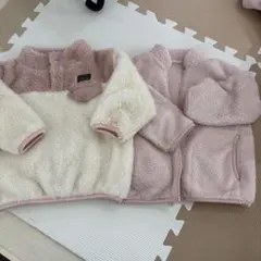 ベビーフリース90・フリーストレーナー・UNIQLOフリースジャンパー