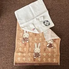 miffy タオルハンカチ ベージュ　今治ハンドタオルセット