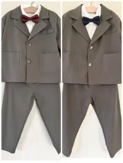 双子　フォーマルスーツ120 4点セット✖️2