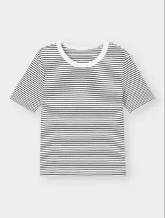 GU リブT(半袖)(ボーダー)のサムネイル