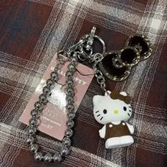 ローリーズファーム キティ キルティングキーチャーム 豹柄 レオパード