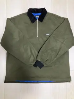 XLARGE カーキ オリーブ ハーフジップ トレーナー メンズ M