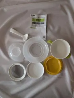 ​【離乳食準備セット】リッチェル 調理セットR ＆ シリコンスタイ2種