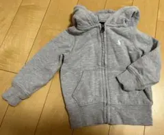 Polo Ralph Lauren フード付きパーカー 2T グレー