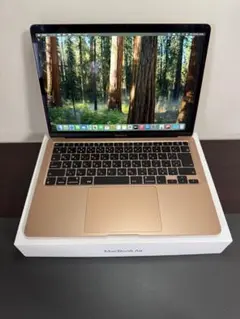 MacBook Air 2020。13インチ。ローズゴールド