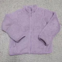UNIQLO フリースジャケット 140 ラベンダー