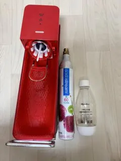 【訳あり】ソーダストリーム ソース メタルエディション（赤）元箱ありのサムネイル