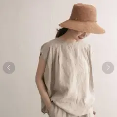 リネンタックプルオーバーブラウス　アーバンリサーチドアーズ