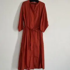 新品SHOO-LA-RUE レッドオレンジワンピース、羽織り