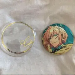 あんスタ 5周年展示会 サイン入りカバー付き缶バッジ 天祥院英智