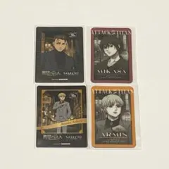進撃の巨人 カラオケの鉄人 まとめ売り エレン アルミン ミカサ チェキ風カード