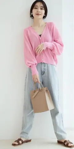 VIS ビス　カーディガン　ピンク　新品未使用タグ付のサムネイル
