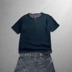 00s archive waffle henley layered teeのサムネイル