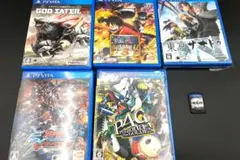 PS Vita ゲーム 6本セット エクストリームバーサスフォース ザナドゥ