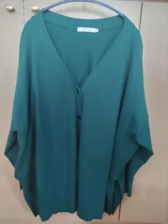 AMERICAN HOLIC ダークグリーン カーディガン M